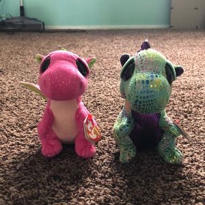 2 Beanie Boo Dragons 🦖